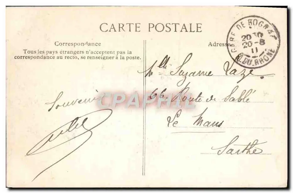 LYON — Vista Geral — Editor não identificado, n° de série 18 - Verso