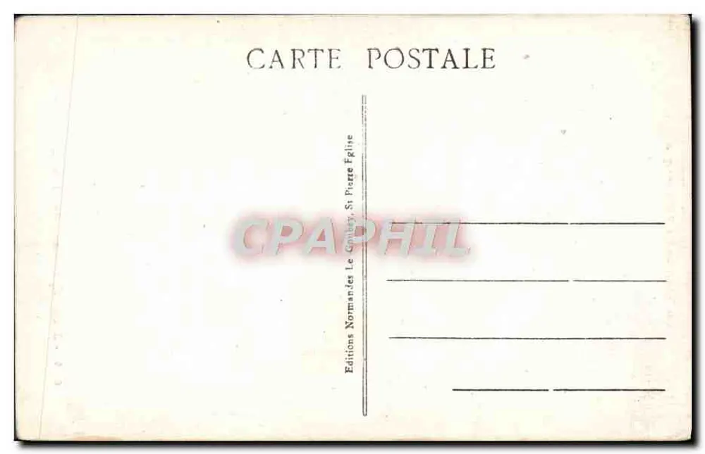 Junge Normandin aus Lisieux (Calvados) — Pittoreske Normandie — Éditions Normandes Le Gombey, St Pierre Fglite - Rückseite
