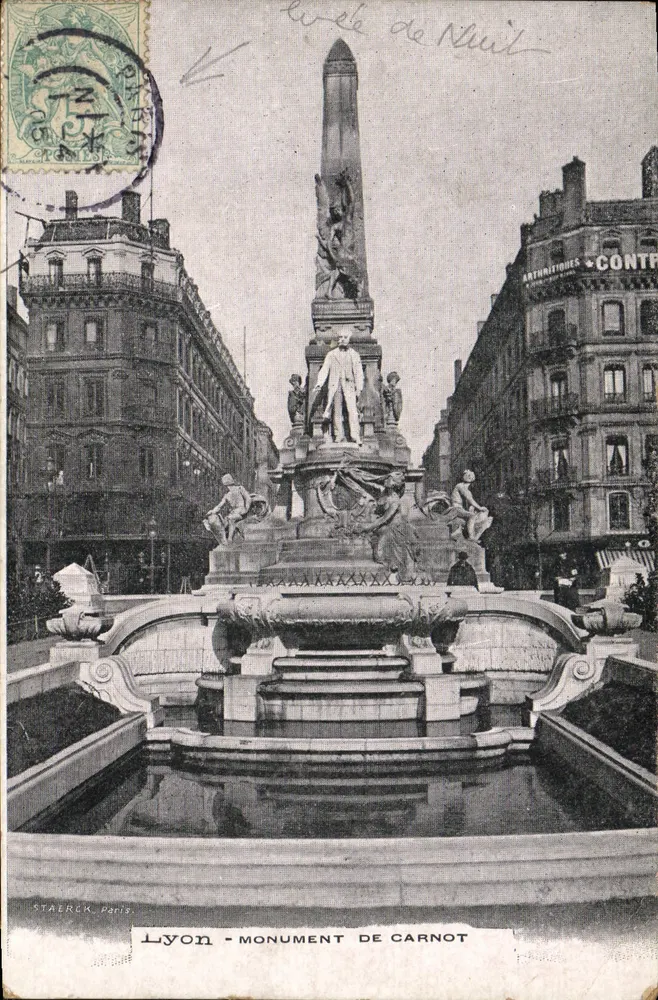 Lyon - Monument de Carnot — STAERCK, Paris, número de série não visível - Frente