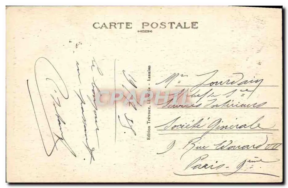 Lannion (C.-du-N.) - L'Escaillier de Brelevenez — Edição Trévoux, n°11 - Verso