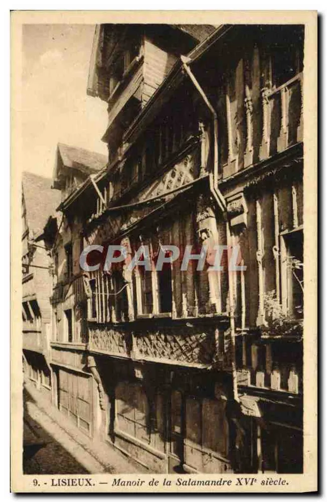 Lisieux — Manoir de la Salamandre XVIe siècle — Koch, photo, Lisieux - Frente