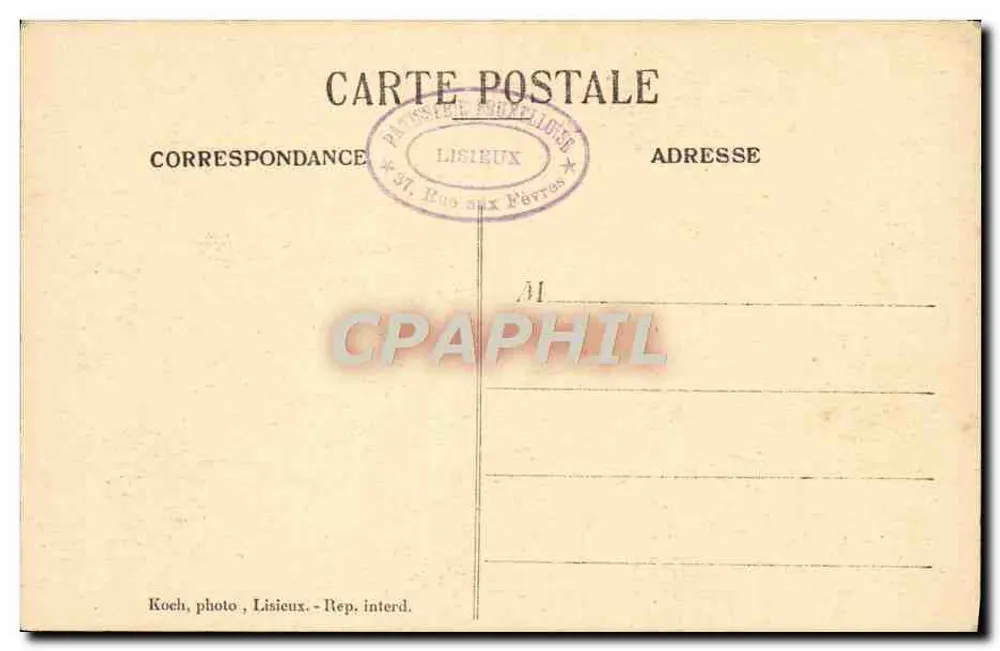 Lisieux — Manoir de la Salamandre XVIe siècle — Koch, photo, Lisieux - Verso
