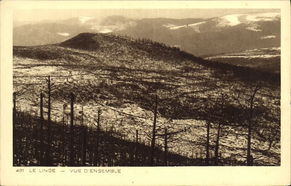 Le Linge — Vista Geral — Coleção L'Alsace, n° 481 - Frente
