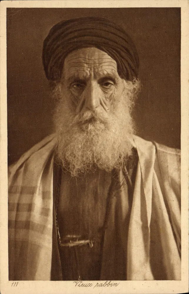 Alter Rabbi — Portrait — Verlag L & L, Nr. 111 - Vorderseite