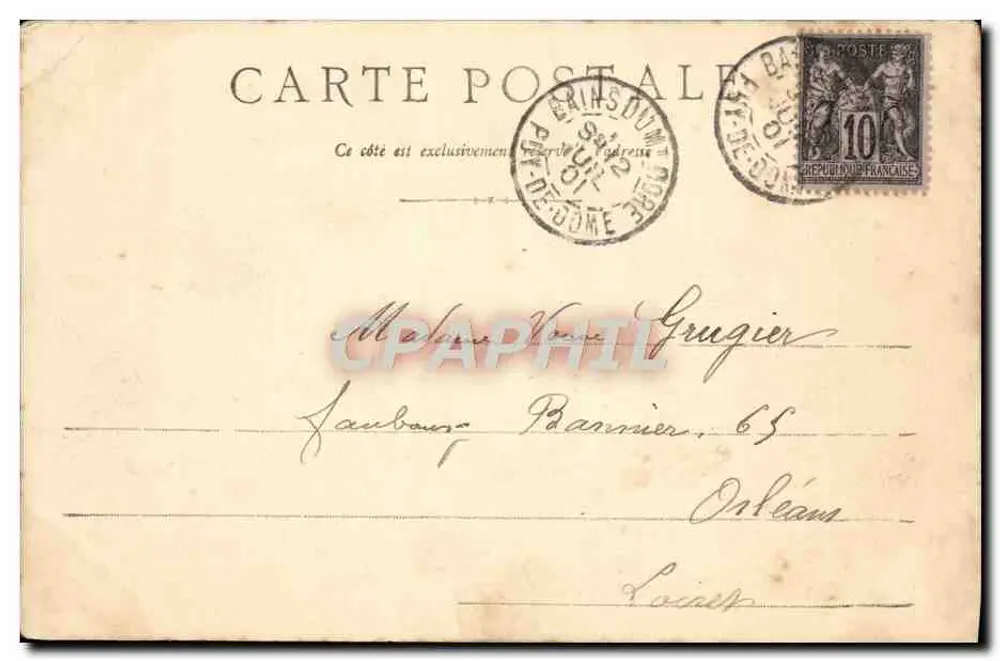 Mont-Dore e o Puy-Gros — H.G. 23 — editor H.G. 23 - Verso