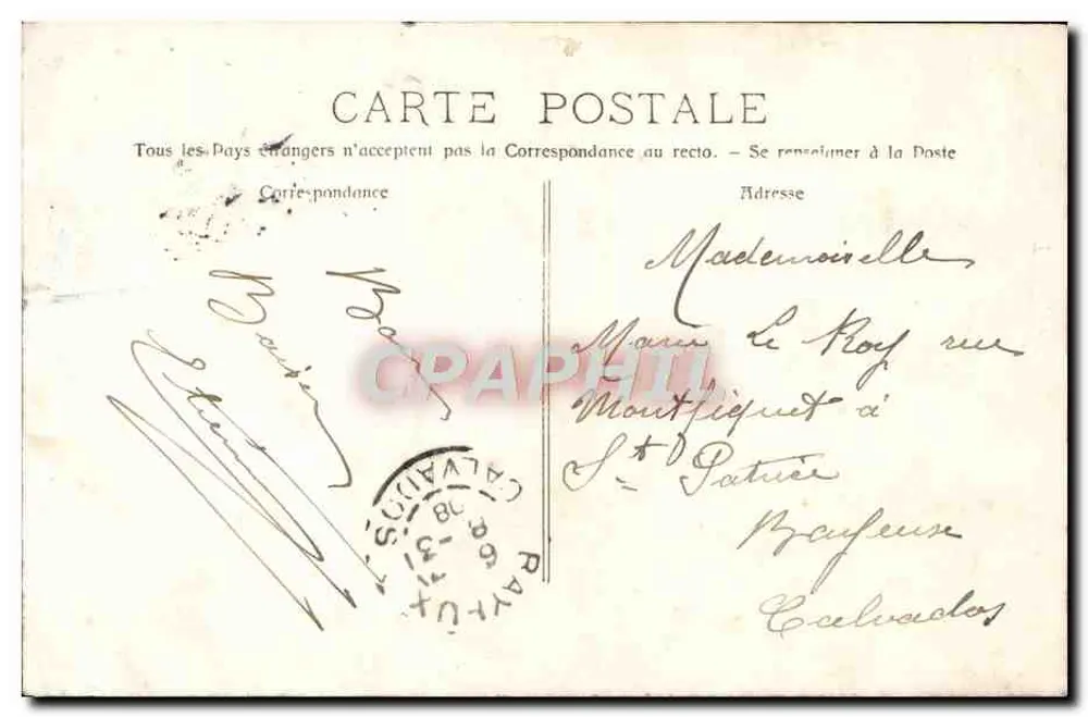 Carnaval de Toulon, 1908 — Sua Majestade Gargantua — Cliché Giraud - Verso
