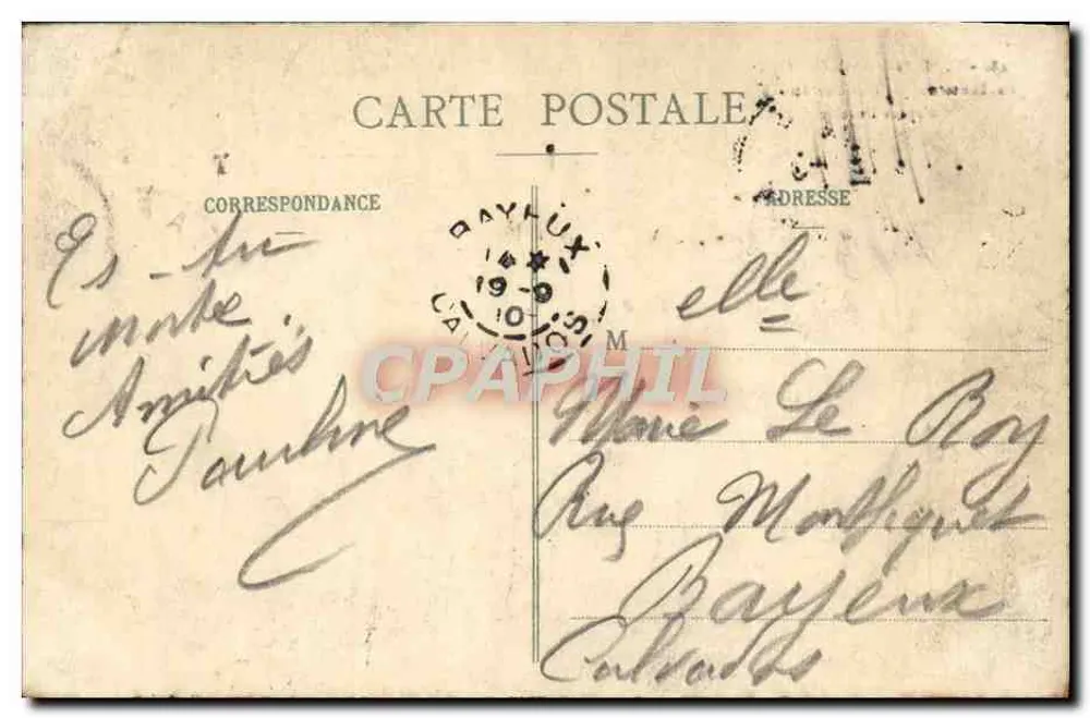 Die Laterne des Diogenes im Jahr 1820 — Saint-Cloud — C.M. n°48 nach Develly - Rückseite
