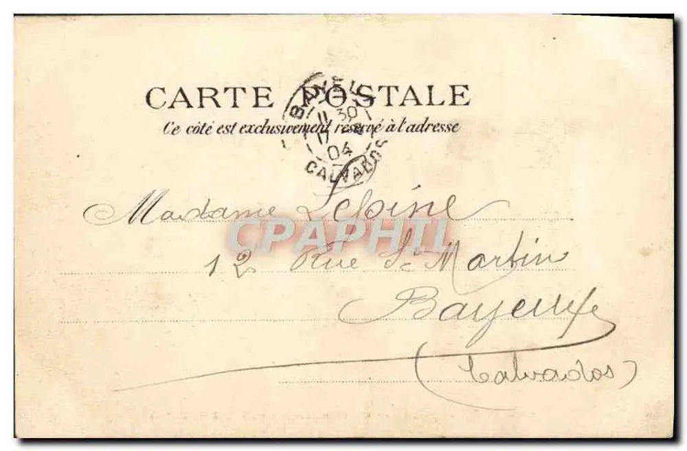 Paris — Gärten und Bassin des Luxembourg — P. P. C. Paris - Rückseite