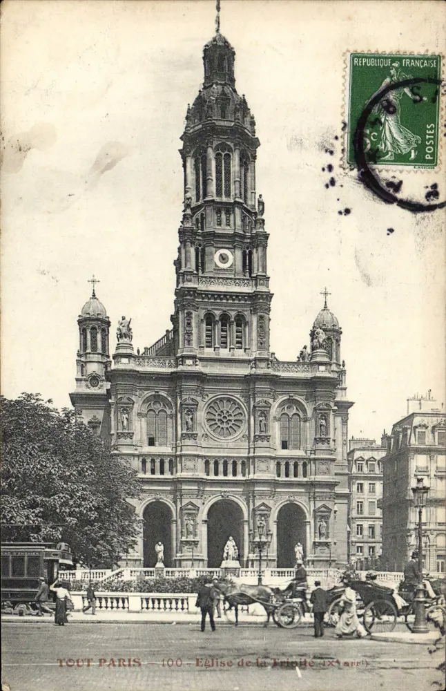 Igreja da Trindade — Paris — TOUT PARIS — n°100 - Frente