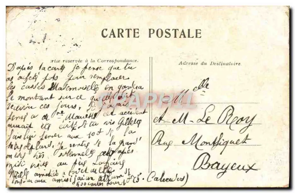 Parigi — Il Grand Palais, Champs-Élysées — editore Négré, numero di serie non visibile - Verso