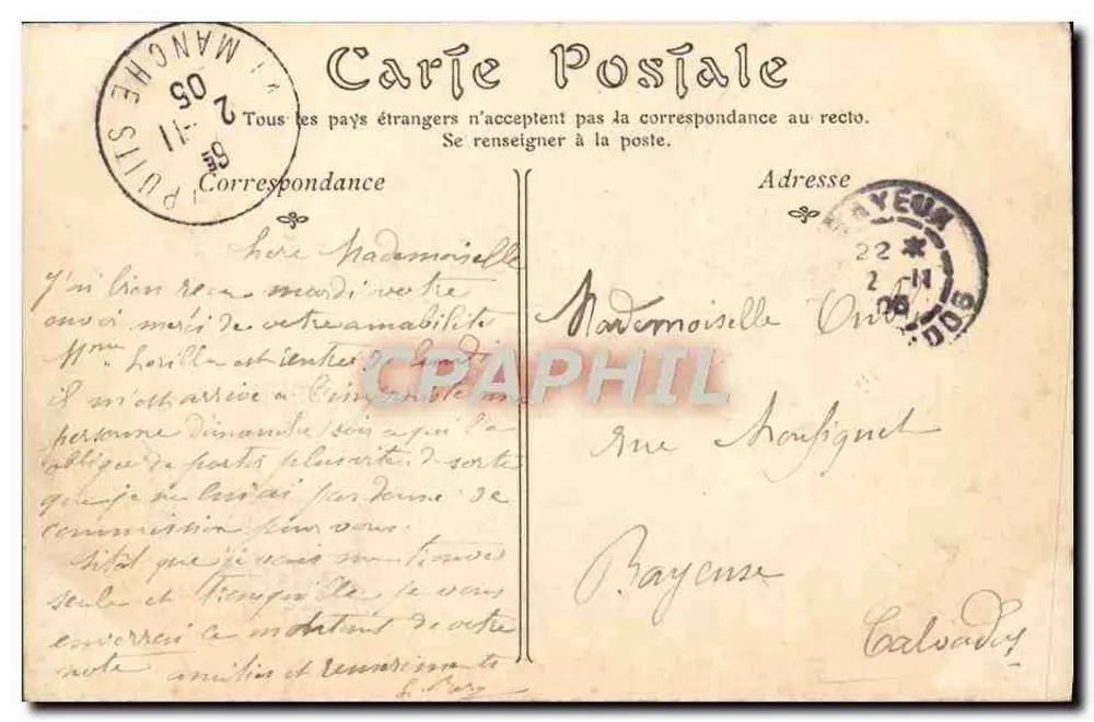 Carteret (Manche) — Das Boot « Le Cygne » kommt von Jersey — ND Phot, n°77 - Rückseite