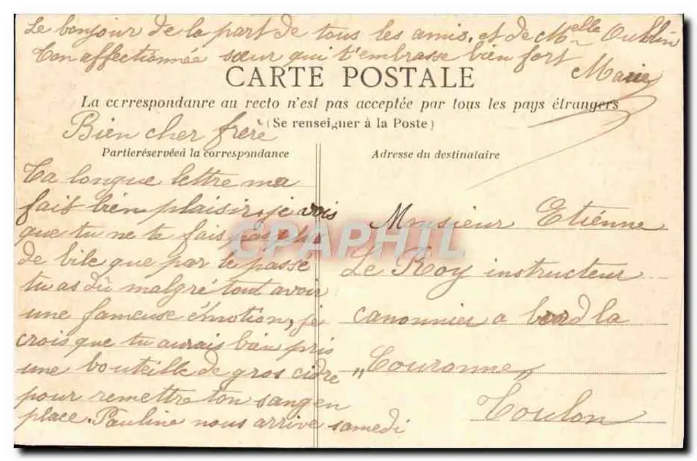 Feue Demoiselle de Fontenailles — Erosionierter Felsen — Verlag A.D. - Rückseite