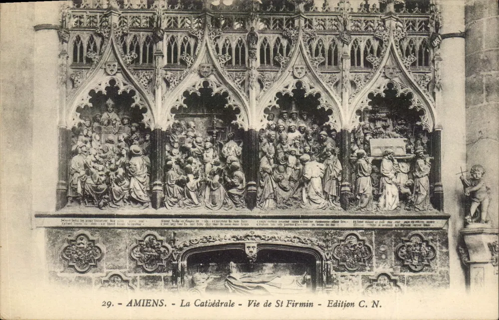Amiens - Die Kathedrale - Leben des hl. Firmin - Edition C.N. - Vorderseite