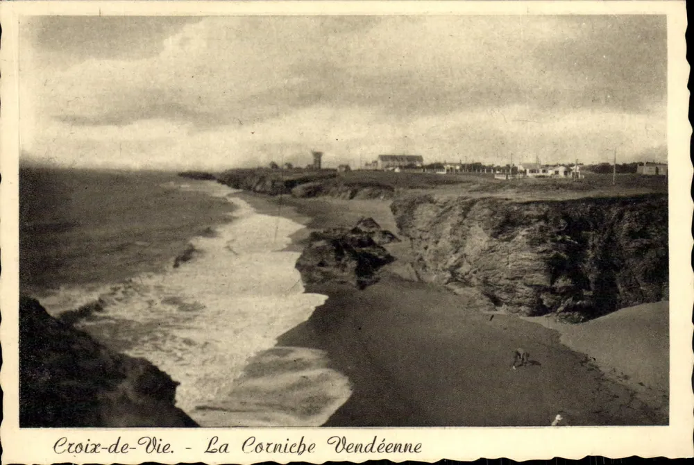 Croix-de-Vie - A Corniche Vendéenne — J. Bobuchon, n°262 - Frente