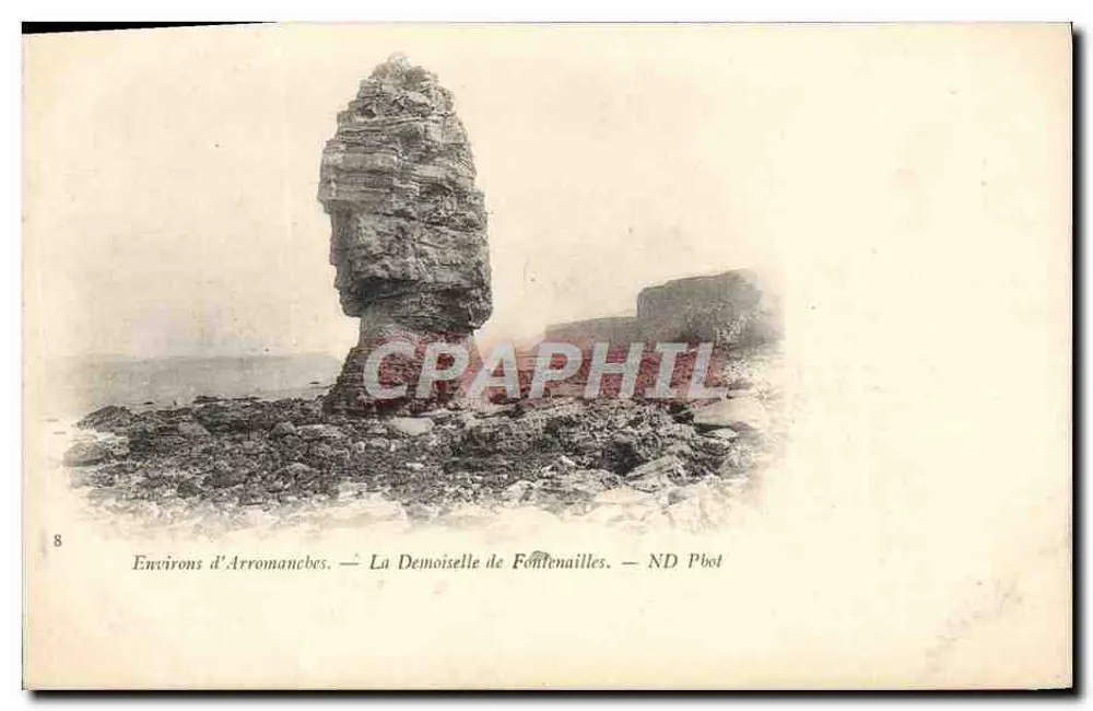 Um Arromanches — La Demoiselle de Fountenailles — ND Pbot - Vorderseite