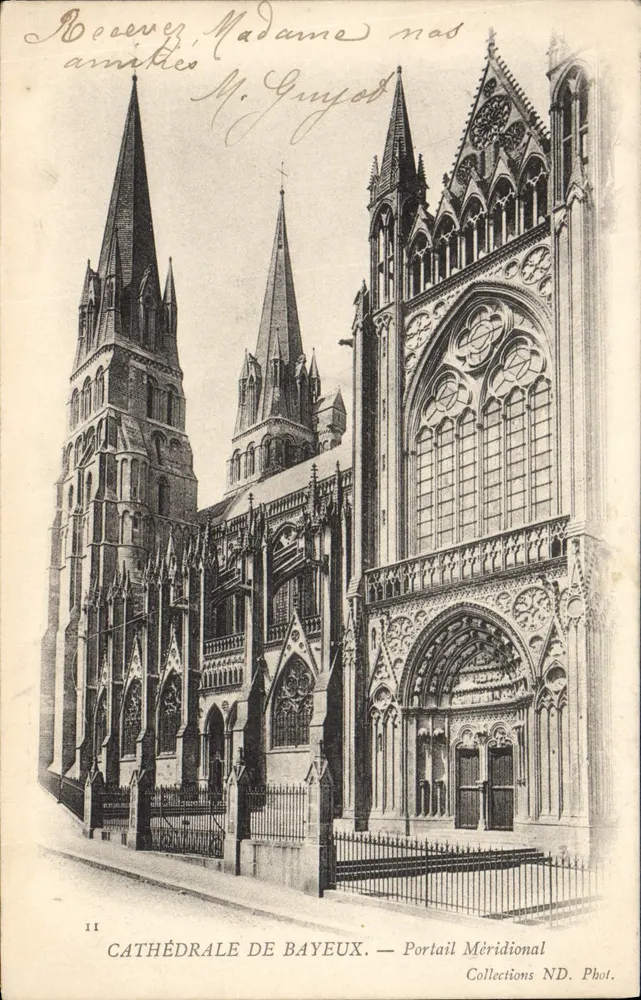Kathedrale von Bayeux — Südtor — ND. Phot. Sammlung - Vorderseite