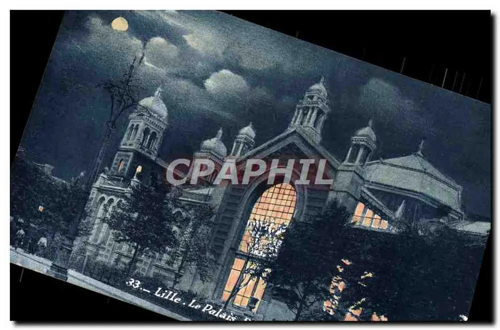 Lille - O Palácio da Exposição — Edição G. L. n°33 - Frente