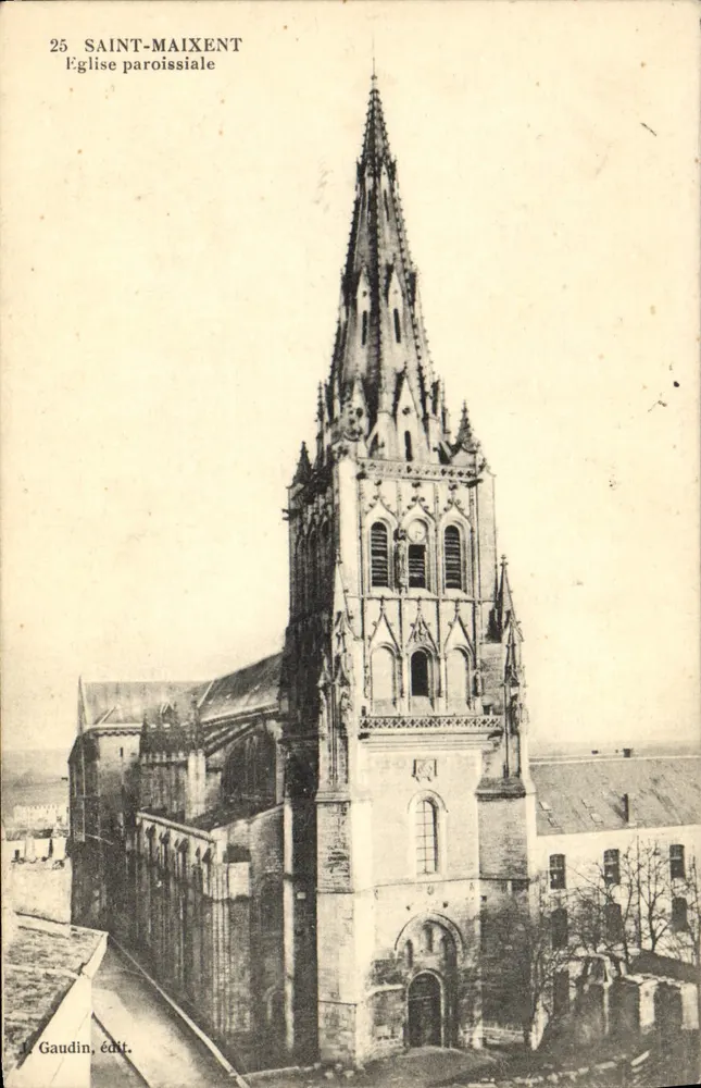 Saint-Maixent — Igreja paroquial — L. Gaudin, editor - Frente