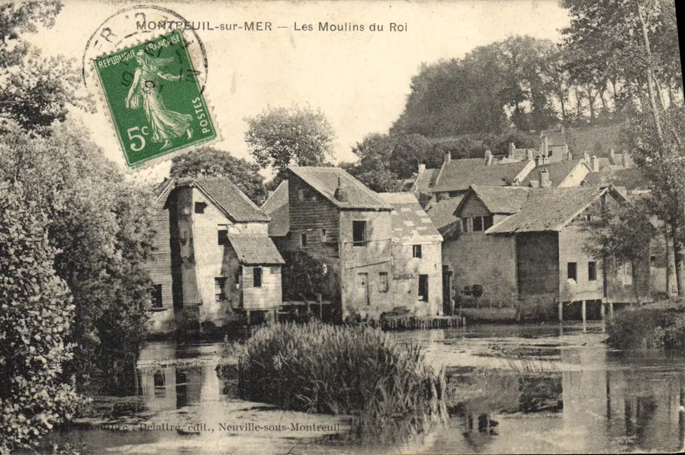 Montreuil-sur-Mer — Die Königsmühlen — Delattre, Verlag, Neuville-sous-Montreuil - Vorderseite