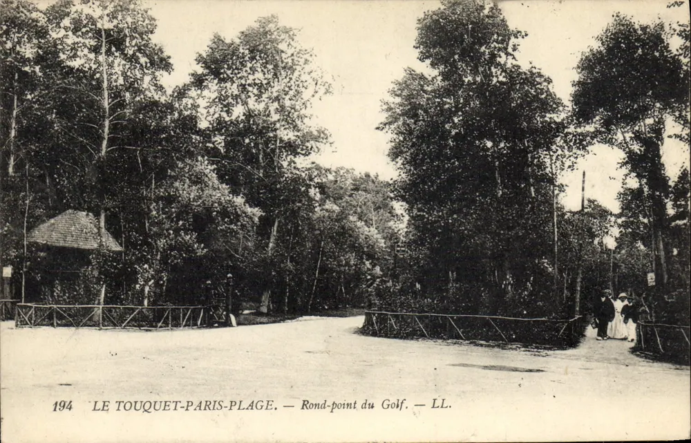 Le Touquet-Paris-Plage — Kreisverkehr des Golfplatzes — LL. — 194 - Vorderseite