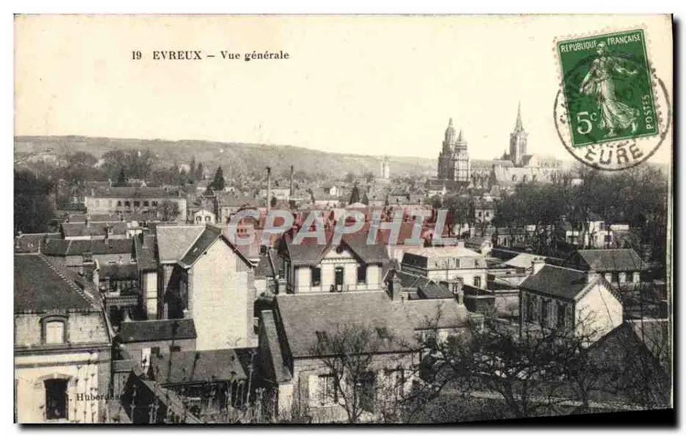 Evreux — Vista geral — Huber - Frente