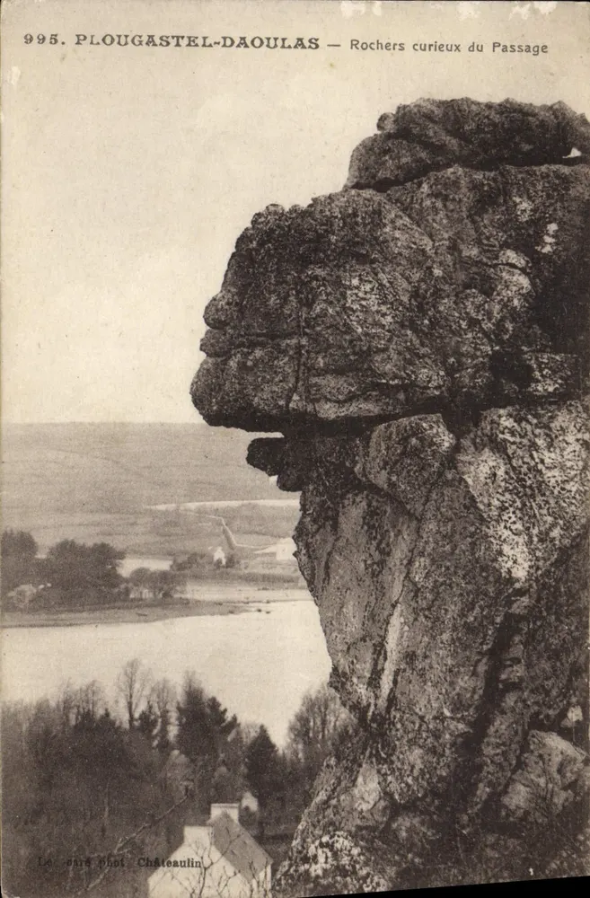 PLOUGASTEL-DAOULAS — Merkwürdige Felsen des Passage — phot. Châteaulin Nr. 995 - Vorderseite
