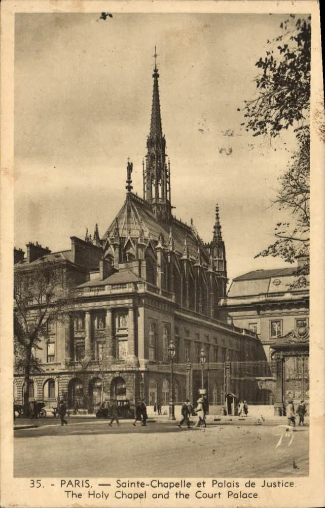 PARIS — Sainte-Chapelle und Gerichtspalast — n°35 - Vorderseite