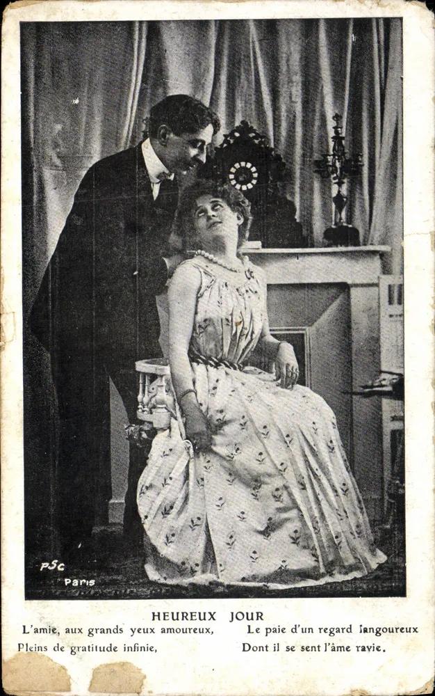 Heureux Jour — scène d'amour intime — PSC Paris - Anverso