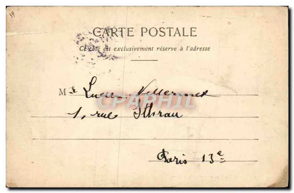La Baule - Le Passage-à niveau, près de la Gare — éditeur Amide Van Rieu, N° 188 de la Collection G. I. D. de Nantes - Rückseite