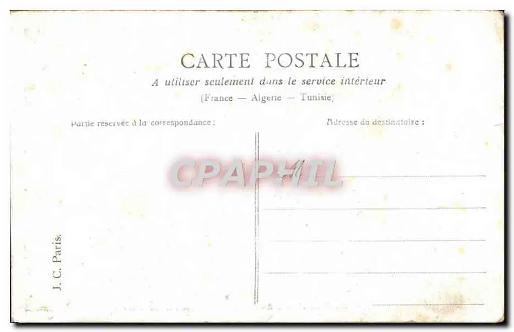 O Primeiro Confissão — J.C. Paris, n° 103 - Verso