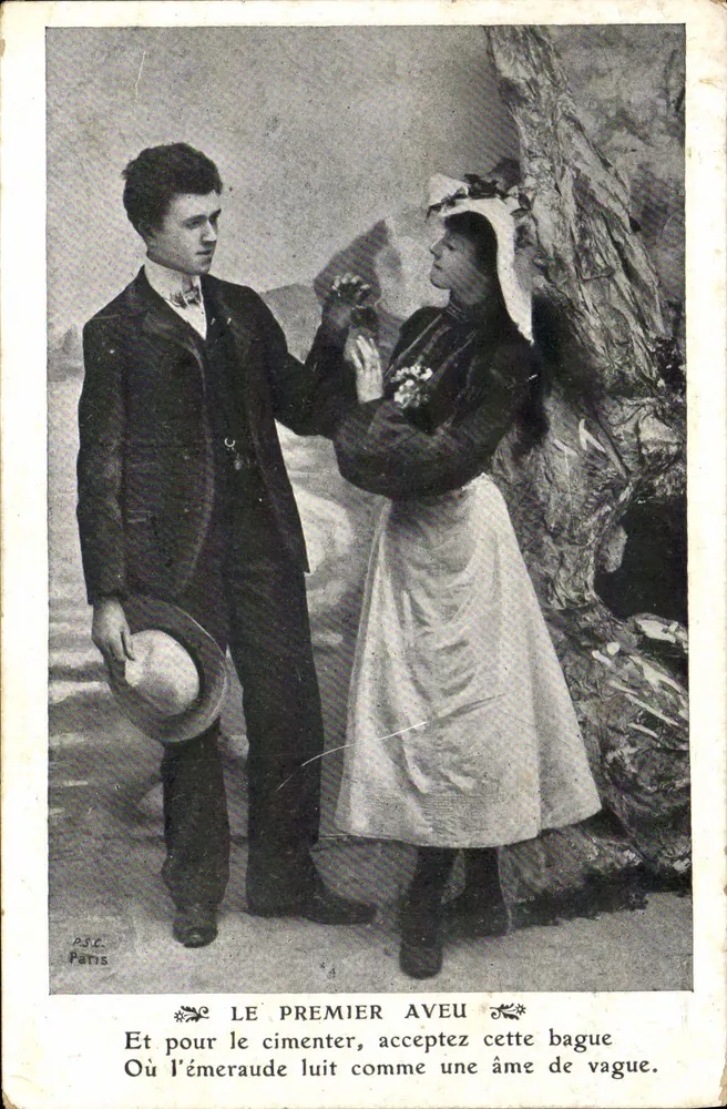 Il Primo Confronto — Poema d'amore — J.C. Paris - Recto