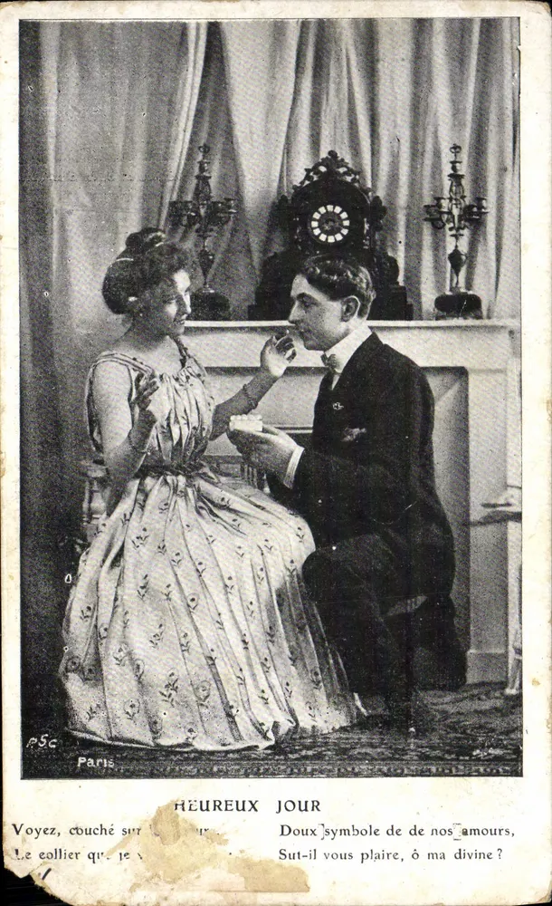 Dia Feliz — Proposta de Casamento — P.S.C. Paris - Frente
