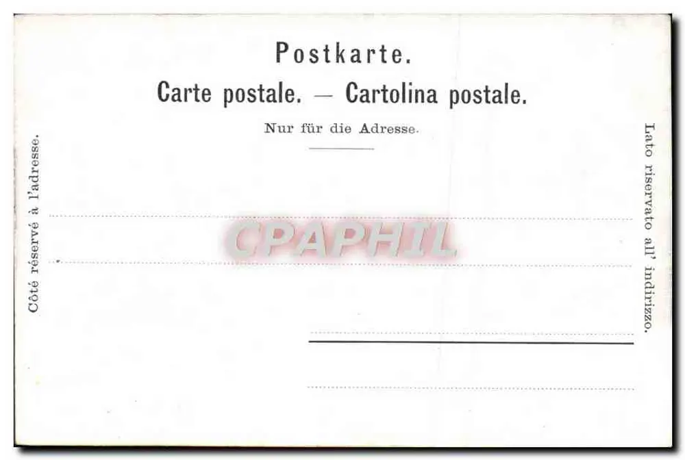 Genewa — Quai du Léman — widok z ozdobną kolumną i promenadą — Cliché Andreossi - Rewers