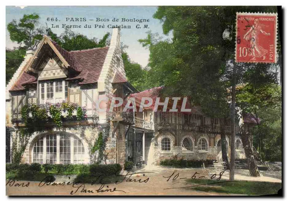 Paris - Bois de Boulogne — Die Farm Cailan — G.M. Nr. 664 - Vorderseite