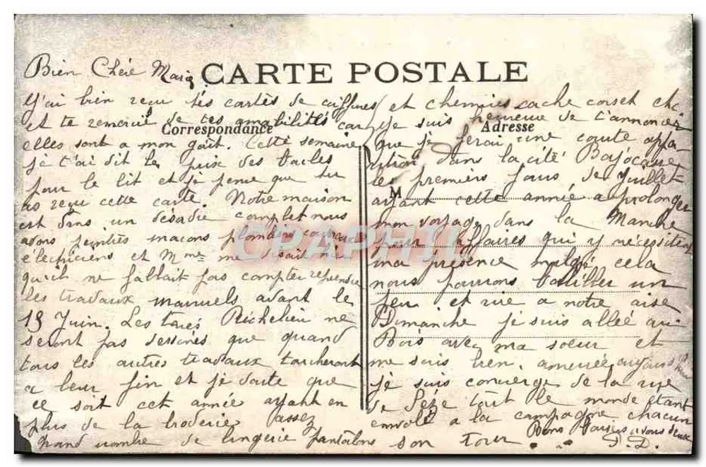 Paris - Bois de Boulogne — Die Farm Cailan — G.M. Nr. 664 - Rückseite