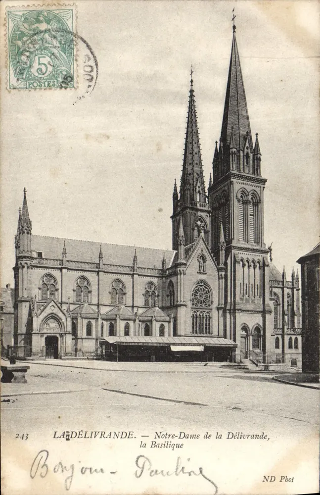 La Délivrande — Notre-Dame de la Délivrande, die Basilika — ND Phot, n°243 - Vorderseite