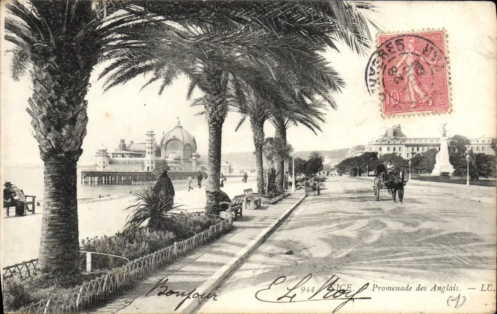SICE — Promenade des Anglais — éditeur L. Wolf, n° 944 - Frente