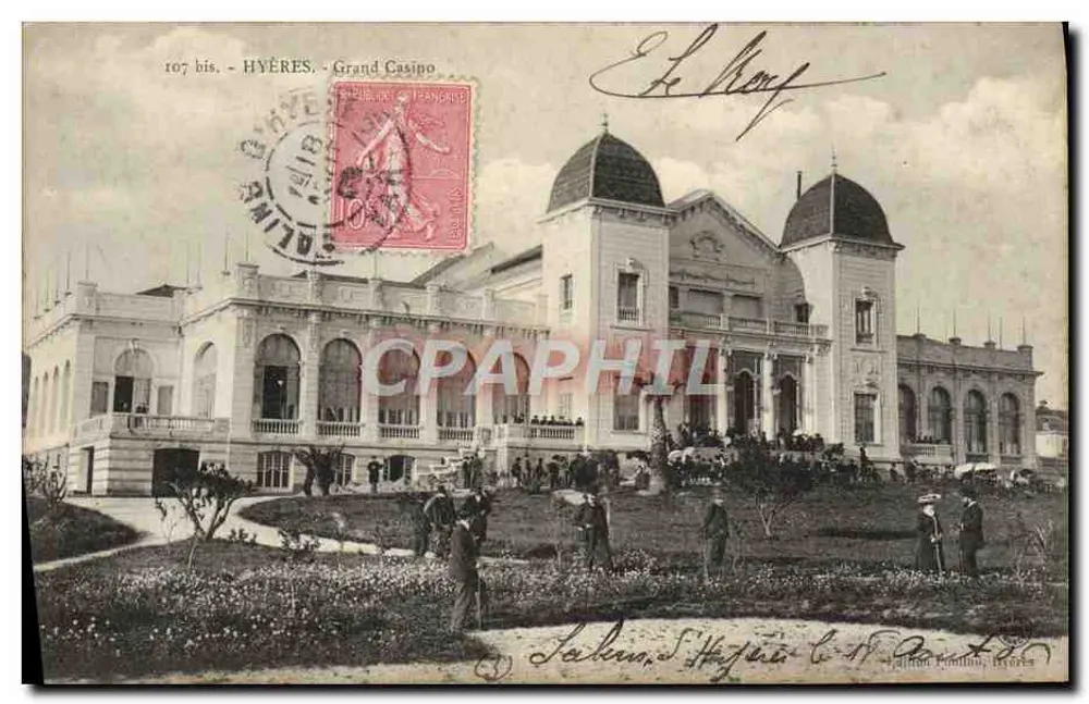 Hyères - Grand Casino — 107 bis — editor desconhecido - Frente