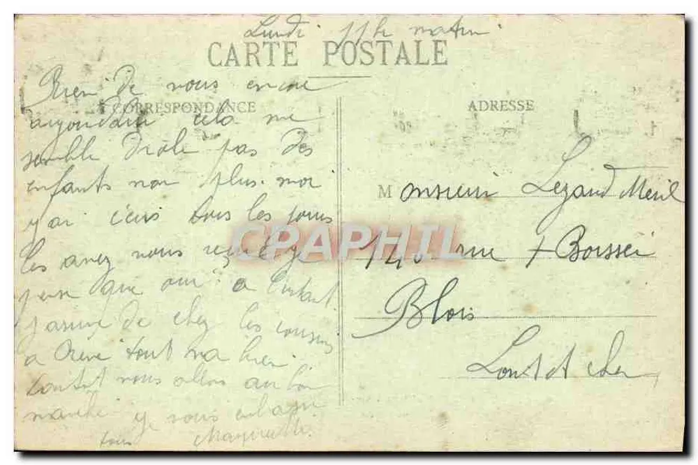 Avenue des Champs-Élysées - L'Arc de Triomphe — F. F. PARIS, n° 95 M. - Rückseite