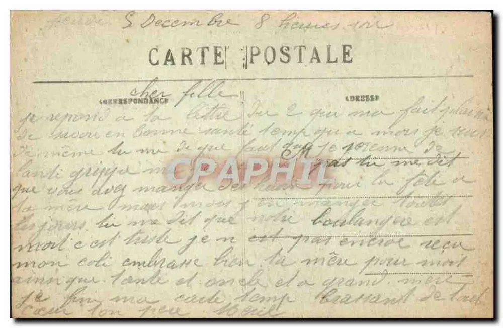Lorient — Der Hafen — Die Schule für Mechanikerlehrlinge — Sammlung Vilard, Quimper - Rückseite