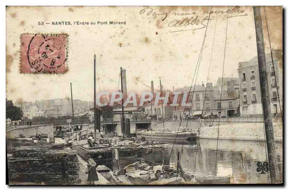 NANTES, l'Erdré au Pont Morand — unbekannter Verlag, Seriennummer 53 - Vorderseite