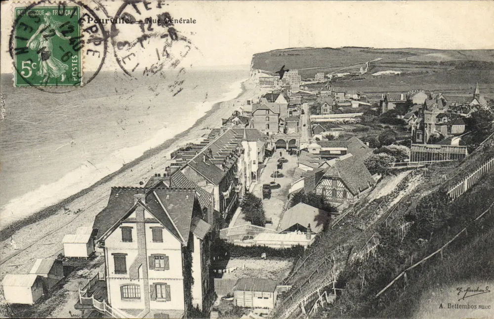 Pourville — Vue Générale — A. Beltembos succ. - Frente