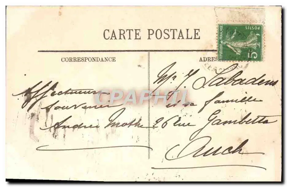 Lourdes — O Caminho de Ferro Funicular do Pic du Jer — LL. n°139 - Verso