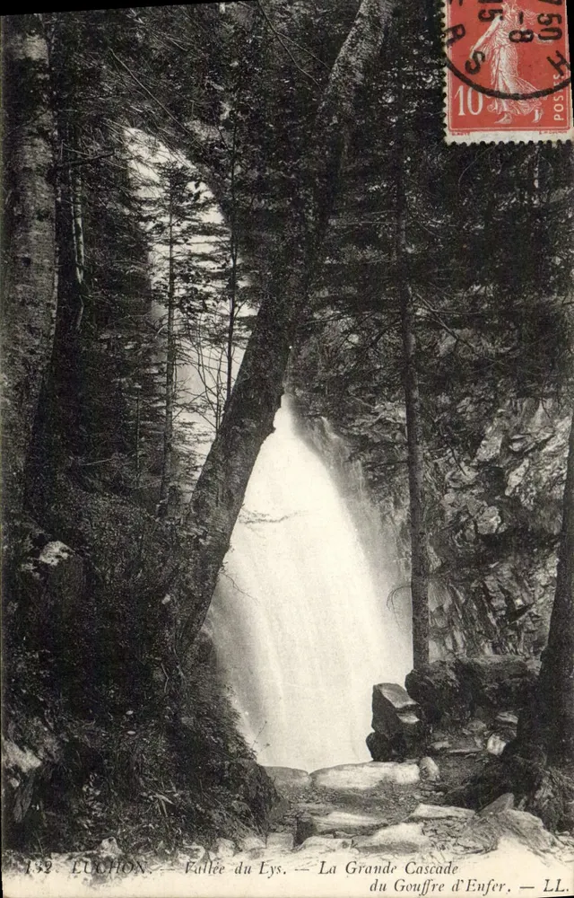 Fuchion — Faillée du Eys — La Grande Cascade du Gouffre d'Enfer — LL. — N° 132 - Vorderseite