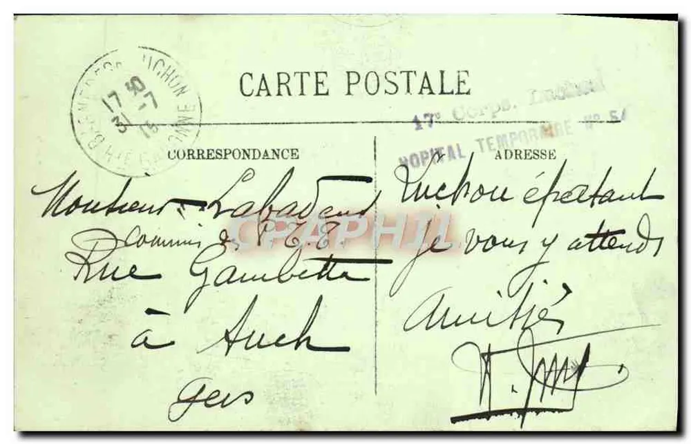 Fuchion — Faillée du Eys — La Grande Cascade du Gouffre d'Enfer — LL. — N° 132 - Rückseite