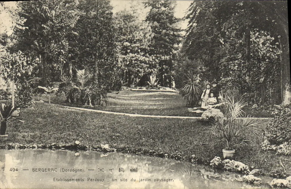 Bergerac (Dordogne) — Etablissements Perdoux : ein Standort des Landschaftsgartens — Verlag V. Lefebvre, Nr. 494 - Vorderseite