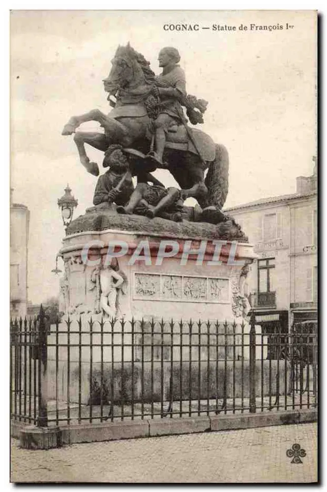 Cognac — Estátua de Francisco I — Editor SUCRÉ - Frente