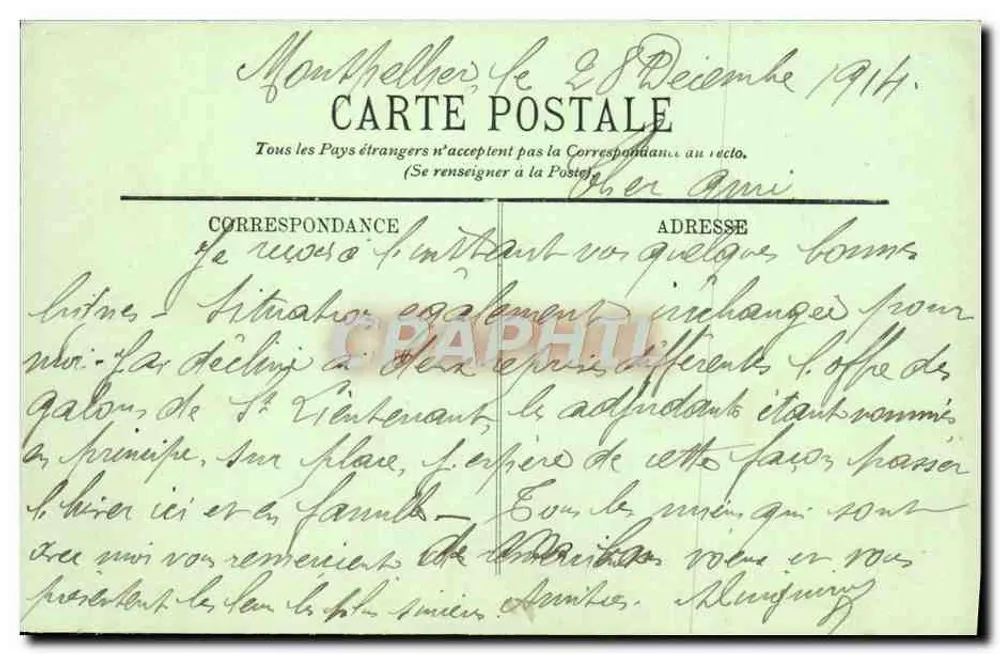 Montpellier — A Catedral — A Nave — LL. — n°32 - Verso