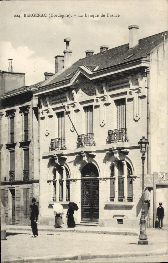 Bergerac (Dordogne) — Die Bank von Frankreich — Verlag V. Lefebvre, n° 224 - Vorderseite