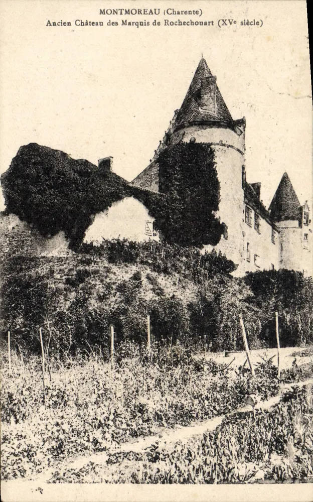 Montmoreau (Charente) — Altes Schloss der Marquis de Rochechonart (15. Jahrhundert) — Éditions photographiques, James Delage - Vorderseite